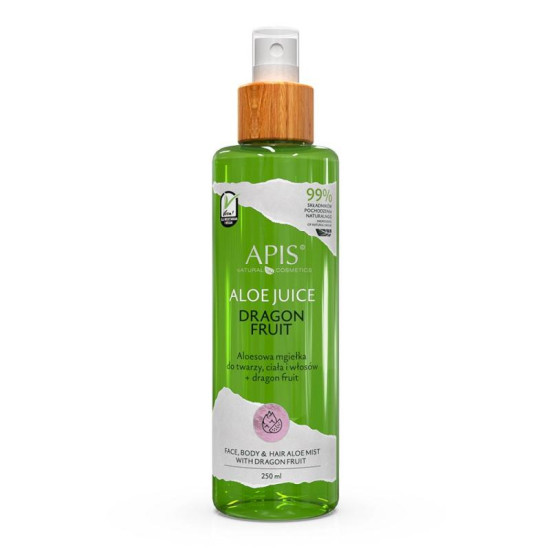 Apis Natural Aloe Vera hmla na tvár, telo a vlasy s dračím ovocím 250 ml Apis Natural Aloe Vera hmla na tvár, telo a vlasy s dračím ovocím 250 ml