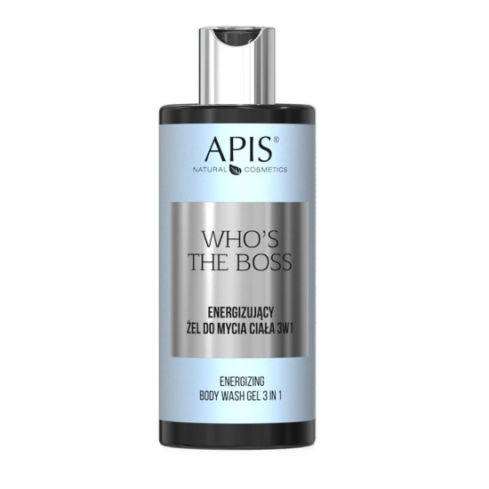 Apis Who's the boss energizujúci sprchovací gél na telo 3v1 300 ml Apis Who's the boss energizujúci sprchovací gél na telo 3v1 300 ml