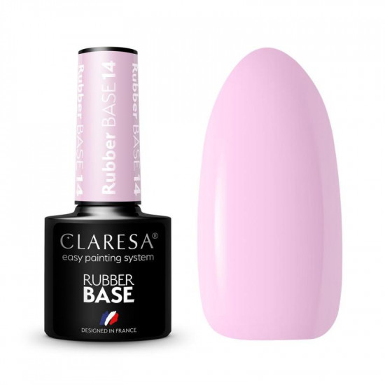 Claresa farebná Rubber báza na nechty, priesvitná nr. 14 - 5g Claresa farebná Rubber báza na nechty, priesvitná nr. 14 - 5g