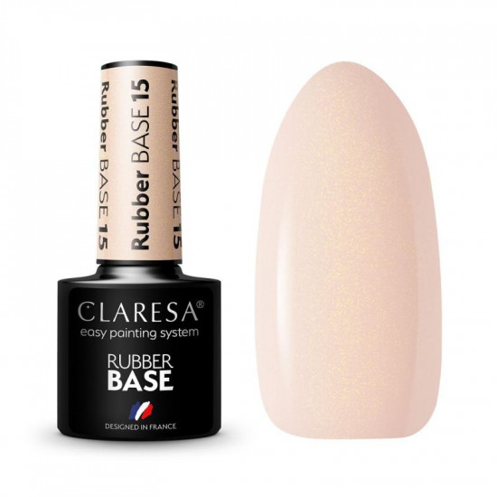 Claresa farebná Rubber báza na nechty nr. 15 - 5g Claresa farebná Rubber báza na nechty nr. 15 - 5g