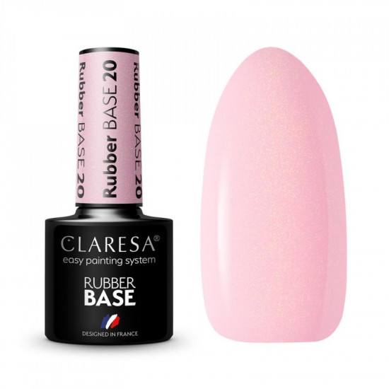 Claresa farebná Rubber báza na nechty nr. 20 - 5g Claresa farebná Rubber báza na nechty nr. 20 - 5g