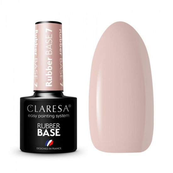Claresa farebná Rubber báza na nechty nr. 7 - 5g Claresa farebná Rubber báza na nechty nr. 7 - 5g