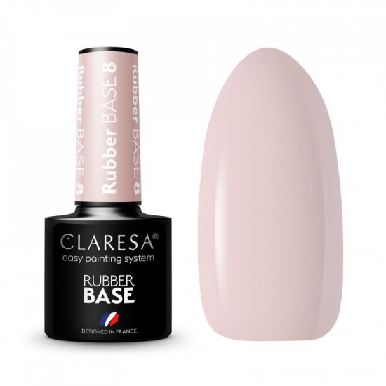 Claresa farebná Rubber báza na nechty 8 - 5g Claresa farebná Rubber báza na nechty 8 - 5g