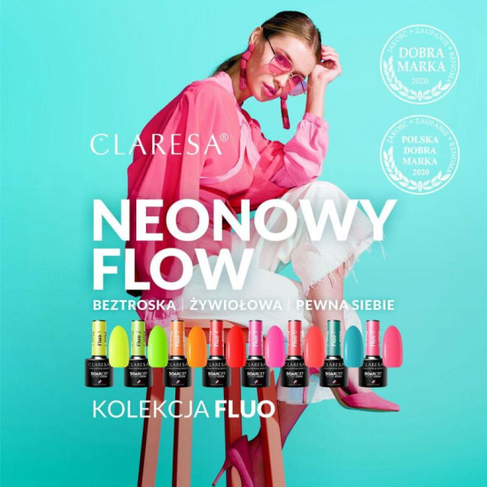 Claresa gél lak na nechty fluo 4 5g Claresa gél lak na nechty fluo 4 5g