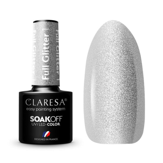 Claresa gél lak na nechty full glitter 1 5 g Claresa gél lak na nechty full glitter 1 5 g