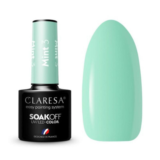 Claresa gél lak na nechty mint 3 5 g Claresa gél lak na nechty mint 3 5 g