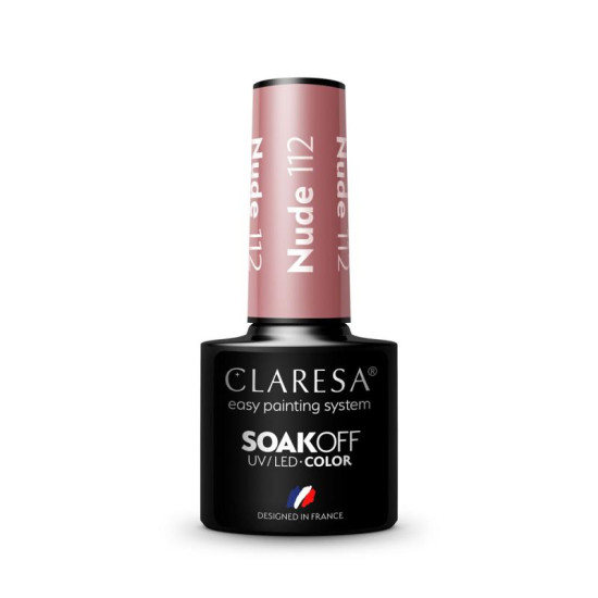 Claresa gél lak na nechty nude 112 5 g Claresa gél lak na nechty nude 112 5 g