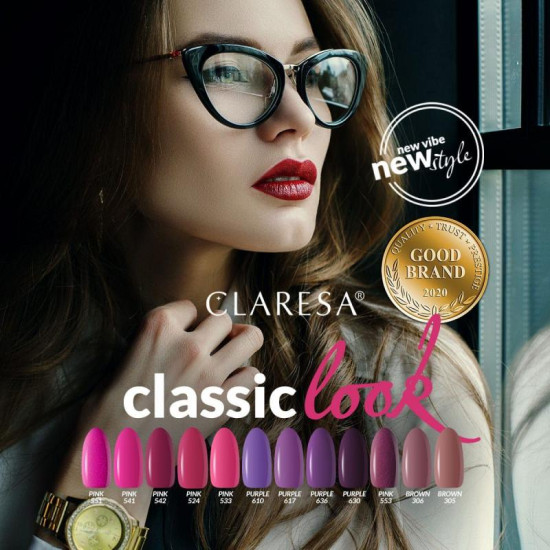 Claresa gél lak na nechty ružový 533 5 g Claresa gél lak na nechty ružový 533 5 g