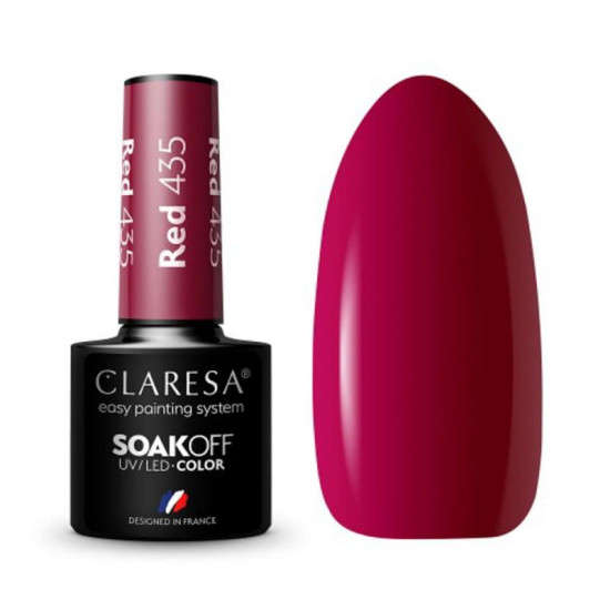 Claresa gél lak na nechty red 435 5 g Claresa gél lak na nechty red 435 5 g