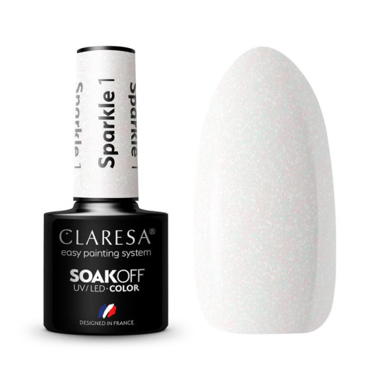 Claresa gél lak na nechty sparkle 1 5 g Claresa gél lak na nechty sparkle 1 5 g