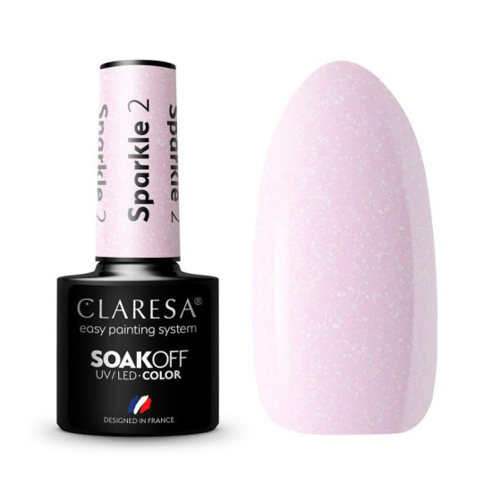 Claresa gél lak na nechty sparkle 2 5 g Claresa gél lak na nechty sparkle 2 5 g