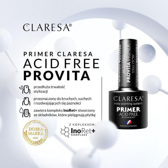 Claresa Provita primer bez obsahu kyselín 5 g Claresa Provita primer bez obsahu kyselín 5 g