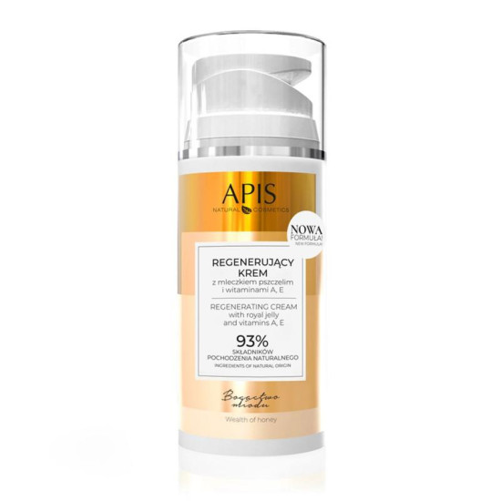 Apis Bohatstvo medu regeneračný krém s včelím mliekom, vitamíny A, E 100 ml Apis Bohatstvo medu regeneračný krém s včelím mliekom, vitamíny A, E 100 ml