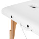 Skladací drevený masážny stôl Komfort Activ Fizjo Lux 2 segmentový 190x70 biely Skladací drevený masážny stôl Komfort Activ Fizjo Lux 2 segmentový 190x70 biely