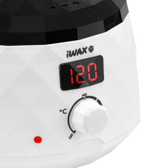 Ohrievač depilačného vosku iWax Diamond Tech 400 ml 100W biely Ohrievač depilačného vosku iWax Diamond Tech 400 ml 100W biely