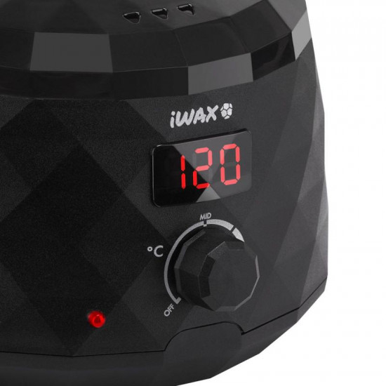 Ohrievač depilačného vosku iWax Diamond Tech 400 ml 100W čierny Ohrievač depilačného vosku iWax Diamond Tech 400 ml 100W čierny