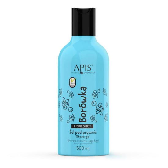 Apis čučoriedkový sprchový gél Fruit shot 500 ml Apis čučoriedkový sprchový gél Fruit shot 500 ml