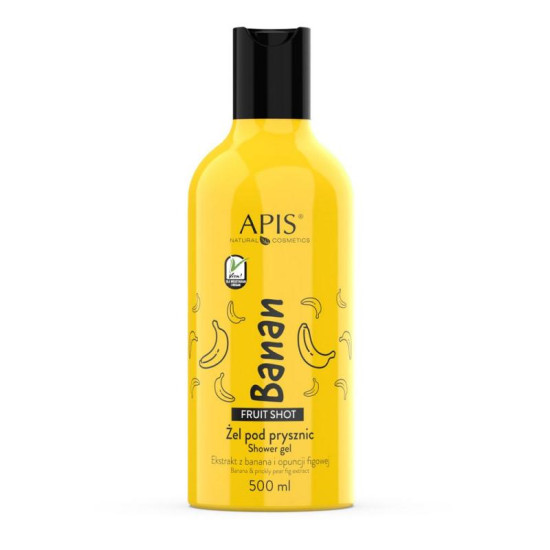 Apis banánový sprchový gél Fruit shot 500 ml Apis banánový sprchový gél Fruit shot 500 ml