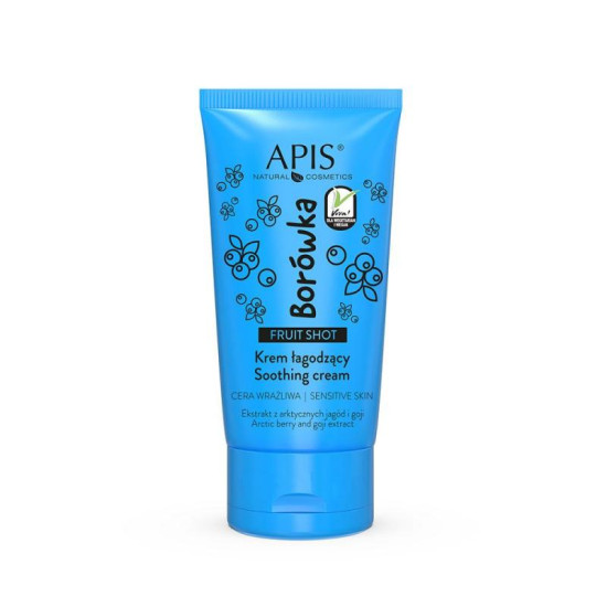 Apis čučoriedkový upokojujúci krém na tvár Fruit shot 50 ml Apis čučoriedkový upokojujúci krém na tvár Fruit shot 50 ml