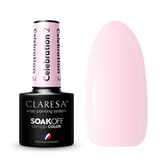 Claresa gél lak na nechty Celebration 2 5 g Claresa gél lak na nechty Celebration 2 5 g