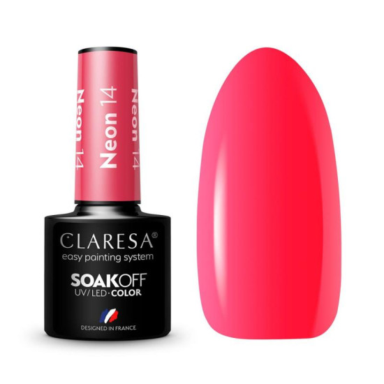 Claresa gél lak na nechty Neon 14 5 g Claresa gél lak na nechty Neon 14 5 g