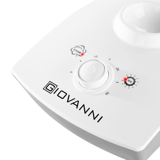 Kozmetický naparovač s UV Giovanni D-20 biely Kozmetický naparovač s UV Giovanni D-20 biely