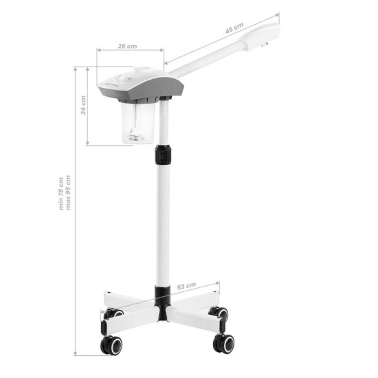 Kozmetický naparovač s UV Giovanni D-20 biely Kozmetický naparovač s UV Giovanni D-20 biely