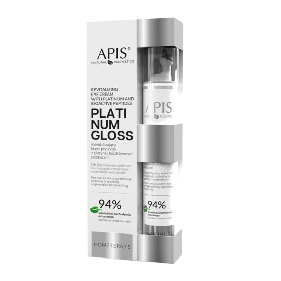 Apis home terapis platinum gloss revitalizační oční krém s platinou a bio peptidmi 10ml Apis home terapis platinum gloss revitalizační oční krém s platinou a bio peptidmi 10ml