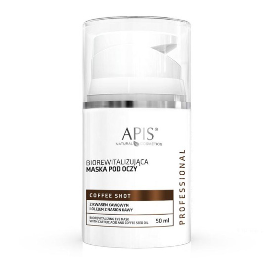 Apis Coffee shot biorevitalizačná maska pod oči 50 ml Apis Coffee shot biorevitalizačná maska pod oči 50 ml