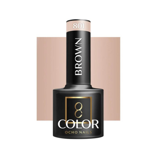 OCHO NAILS gél lak na nechty Brown 801, 5 g OCHO NAILS gél lak na nechty Brown 801, 5 g
