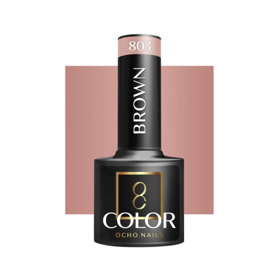 OCHO NAILS gél lak na nechty Brown 803, 5 g OCHO NAILS gél lak na nechty Brown 803, 5 g