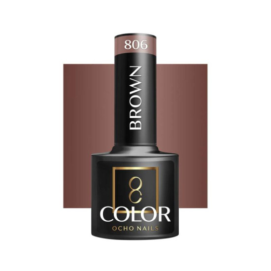 OCHO NAILS gél lak na nechty Brown 806, 5 g OCHO NAILS gél lak na nechty Brown 806, 5 g
