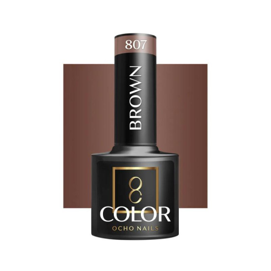 OCHO NAILS gél lak na nechty Brown 807, 5 g OCHO NAILS gél lak na nechty Brown 807, 5 g