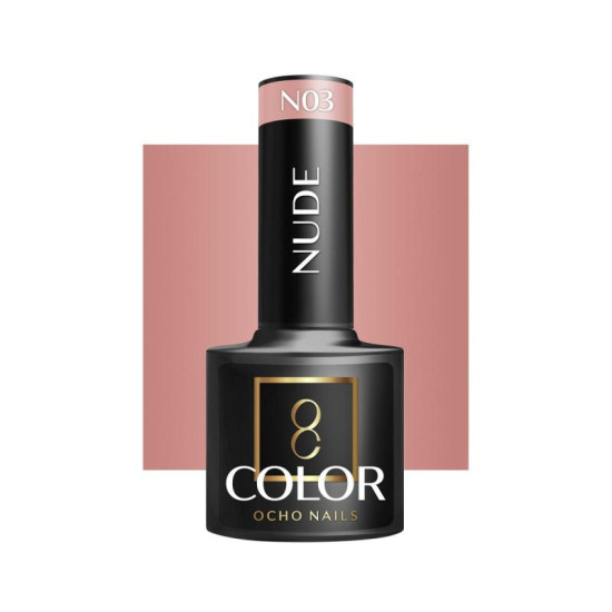 Ocho Nails Hybridný gél lak na nechty Nude N03 5 g Ocho Nails Hybridný gél lak na nechty Nude N03 5 g
