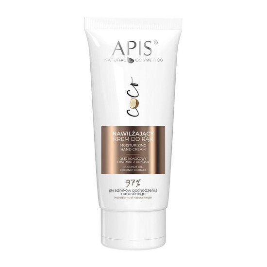 Apis Coco Hydratačný krém na ruky s kokosovým olejom a extraktom 50 ml Apis Coco Hydratačný krém na ruky s kokosovým olejom a extraktom 50 ml