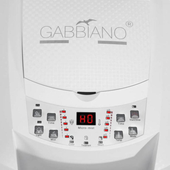 Kadernícka parná sauna na vlasy Gabbiano 408D biela s aktívnym ozónom Kadernícka parná sauna na vlasy Gabbiano 408D biela s aktívnym ozónom