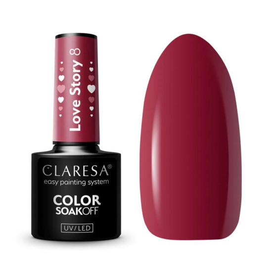 Claresa gél lak na nechty Love Story 8, 5 g Claresa gél lak na nechty Love Story 8, 5 g