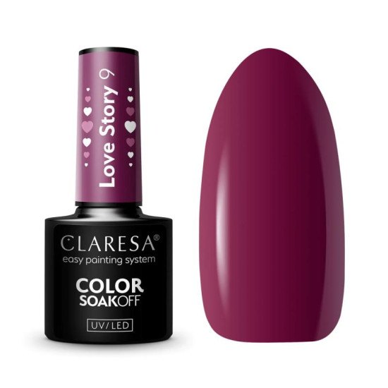 Claresa gél lak na nechty Love Story 9, 5 g Claresa gél lak na nechty Love Story 9, 5 g