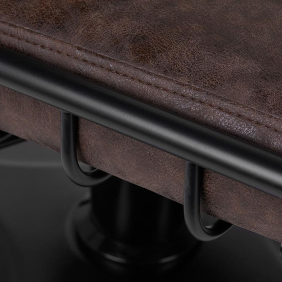 Gabbiano Kadernícke kreslo Katania Loft Old Leather, čiernohnedé Gabbiano Kadernícke kreslo Katania Loft Old Leather, čiernohnedé