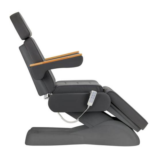Elektrické kozmetické kreslo Sillon Lux 273B 3x motor šedé, šedá podstava Elektrické kozmetické kreslo Sillon Lux 273B 3x motor šedé, šedá podstava
