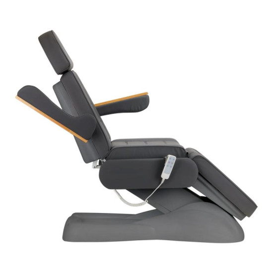 Elektrické kozmetické kreslo Sillon Lux 273B 3x motor šedé, šedá podstava Elektrické kozmetické kreslo Sillon Lux 273B 3x motor šedé, šedá podstava