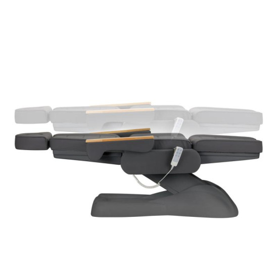 Elektrické kozmetické kreslo Sillon Lux 273B 3x motor šedé, šedá podstava Elektrické kozmetické kreslo Sillon Lux 273B 3x motor šedé, šedá podstava