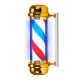 Svetelná reklama Barber shop BB-02 zlatá Svetelná reklama Barber shop BB-02 zlatá