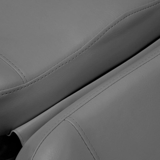 Elektrické kozmetické kreslo Sillon Classic 4-motorové s kolískou šedé