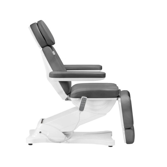 Elektrické kozmetické kreslo Sillon Classic 4-motorové s kolískou šedé