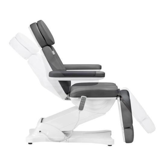 Elektrické kozmetické kreslo Sillon Classic 4-motorové s kolískou šedé