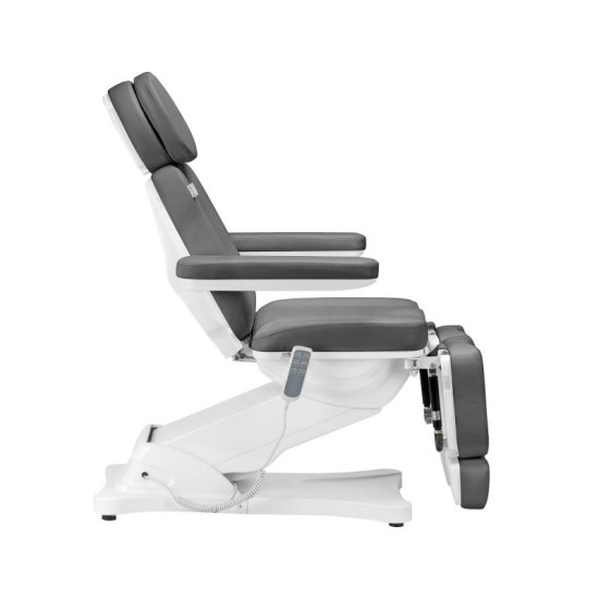 Elektrické pedikérske kreslo Sillon Classic Pedi 3 motory s kolískou šedé