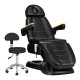 Elektrické kozmetické kreslo Sillon Lux 273B 3x motor čierne + taburetka AM-304 čierna Elektrické kozmetické kreslo Sillon Lux 273B 3x motor čierne + taburetka AM-304 čierna