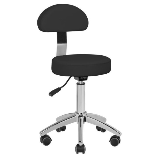 Elektrické kozmetické kreslo Sillon Lux 273B 3x motor čierne + taburetka AM-304 čierna Elektrické kozmetické kreslo Sillon Lux 273B 3x motor čierne + taburetka AM-304 čierna