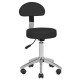 Elektrické kozmetické kreslo Sillon Lux 273B 3x motor čierne + taburetka AM-304 čierna Elektrické kozmetické kreslo Sillon Lux 273B 3x motor čierne + taburetka AM-304 čierna